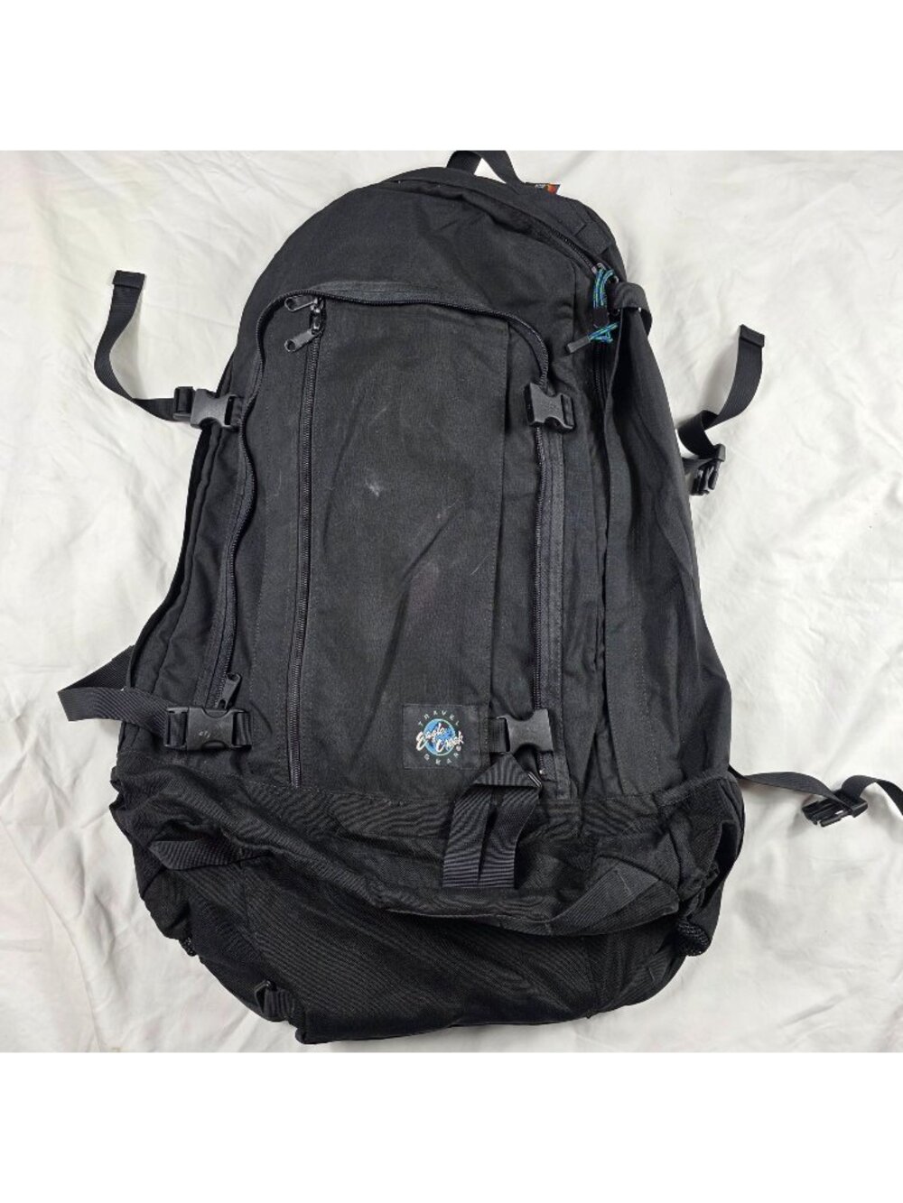 Eagle Creek Travel Backpack Black Cordura Plus Adjustable Straps Storage